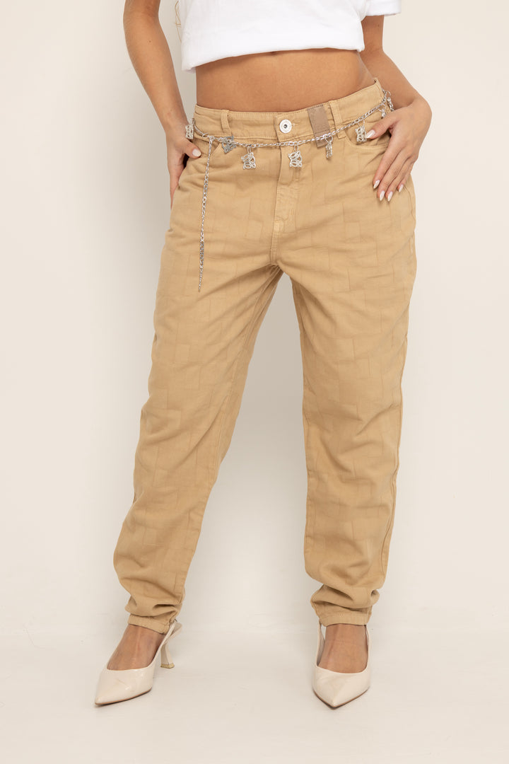 MOM JEAN BEIGE 4426
