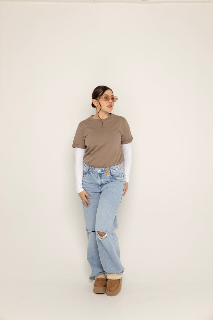 JEAN WIDE LEG ROTOS 5124-1